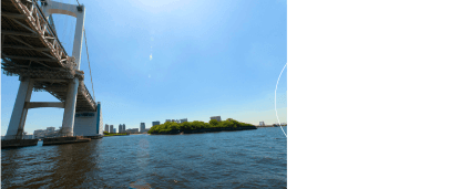 レインボーブリッジを通過